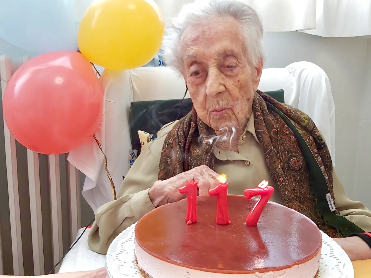 the oldest person 
